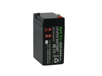 高效鋰電池 | 磷酸鋰鐵電池 | Efficient Lithium Battery  Maxtela 6V 5Ah LiFePO4 Battery MX05-06LFS